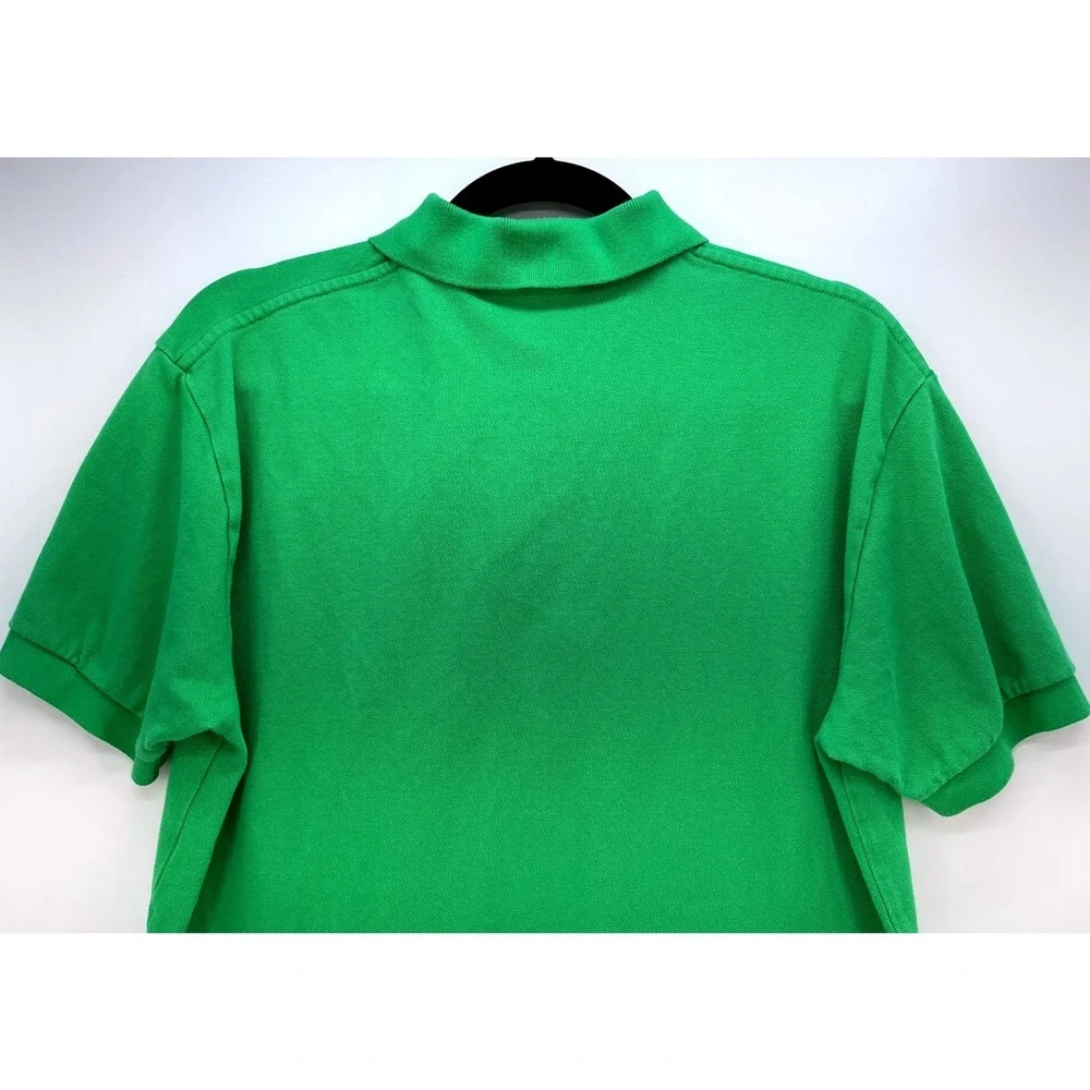 Polo Ralph Lauren Kelly Green Polo Yellow Pony Sz‎ M Classic Preppy Ivy League